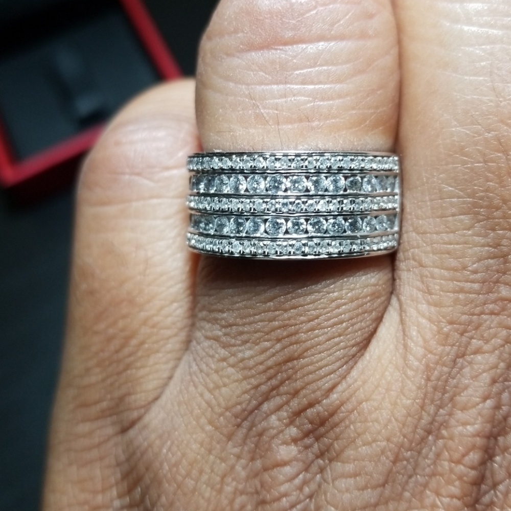 14K gold with natural diamonds. - Picture 7 of 8